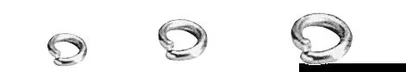 prsten za elastične konope - inox, 6 mm