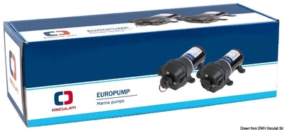 pumpa vode Europump samousisavajuća s 4 ventila -  tip Europump 12, 12V