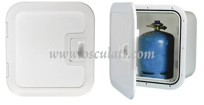 spremnik plastični za plinske boce sa prednjom ventilacijom - 405x375 mm