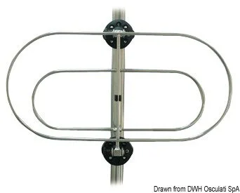 nosač bokobrana sklopivi - inox, 30x16 cm