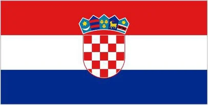 zastava Hrvatska - poliester, 20x30 cm